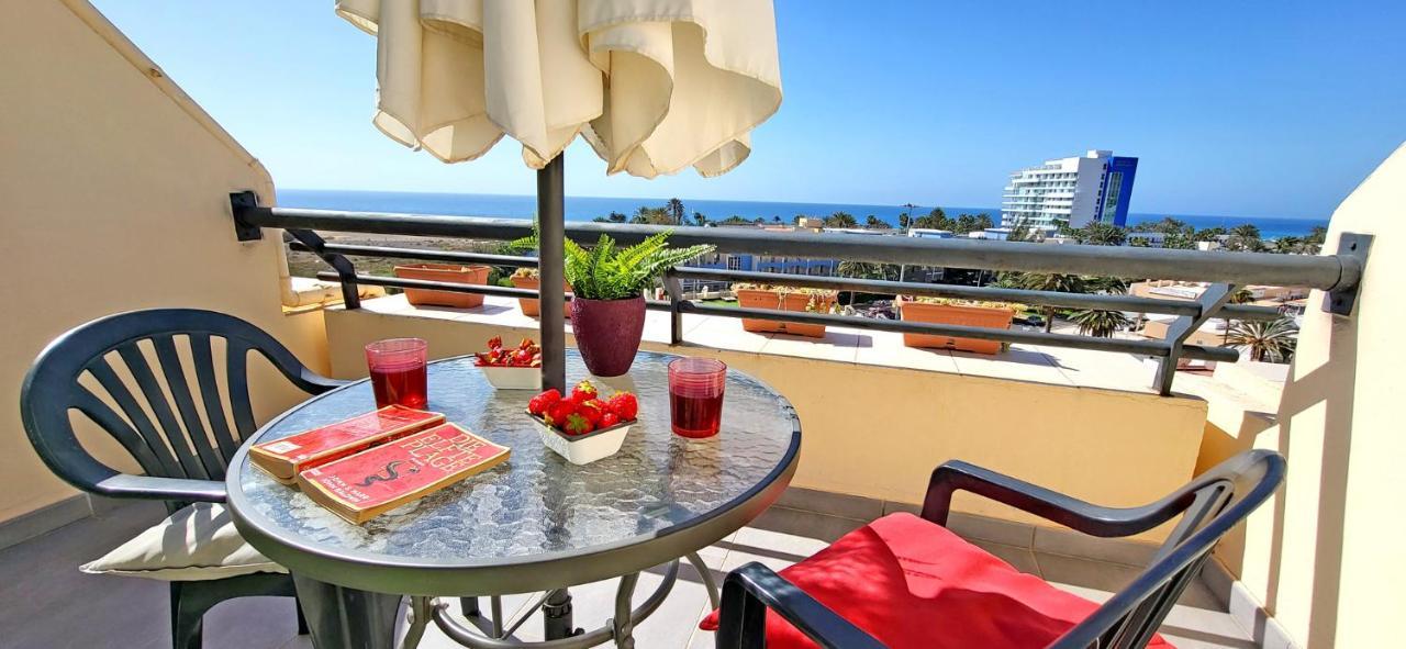 Ferienwohnung Buena Vista - Morro Jable - Meerblick - Pool Dış mekan fotoğraf